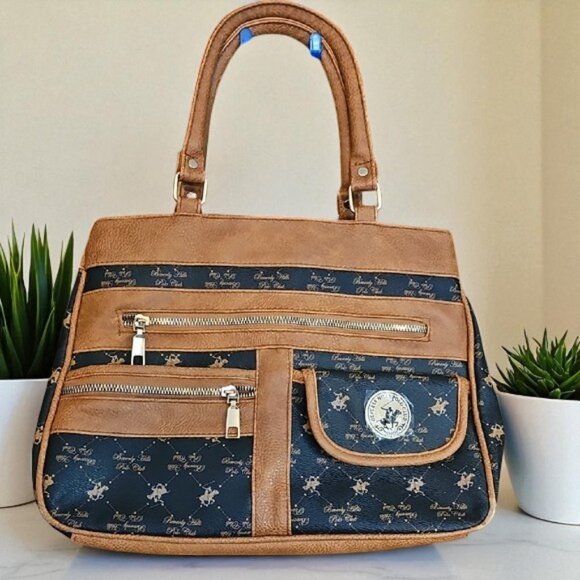 Beverly Hills Polo Club Handbags - NWoT Beverly Hills Polo Club shoulder bag many compartments zipper closures